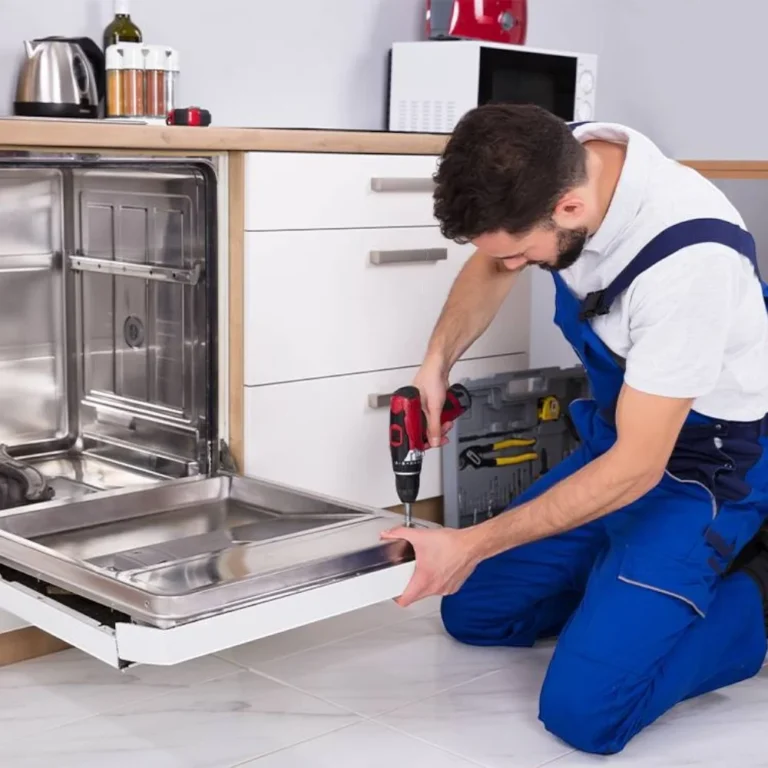 Professional dishwasher installation in Dubai by AppliancePro technicians.